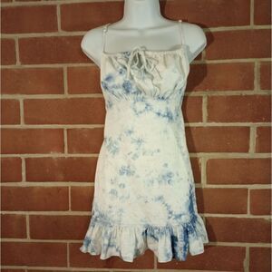 🆕🌺Rue21 Acid Wash Jean Dress with Ruffle Hem